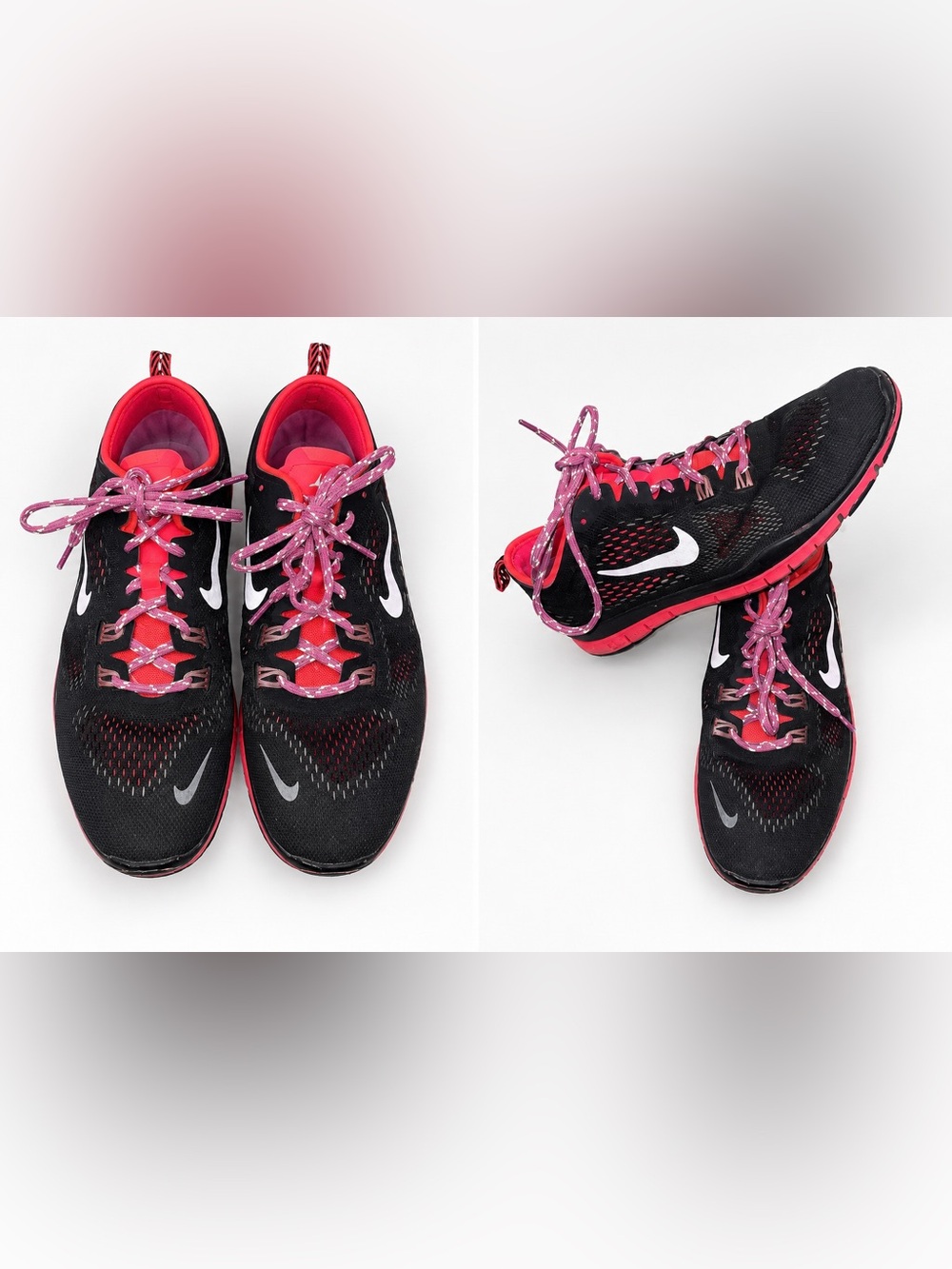 Nike Free TR Fit 4 black and pink Sneakers 7.5 great condition